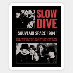 Slowdive - Tribute Graphics Magnet